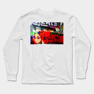 Southbank Skate Park Graffiti Street Art London Long Sleeve T-Shirt